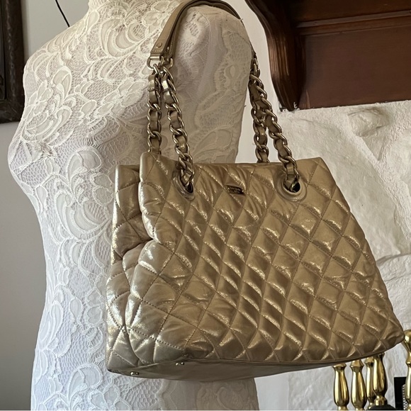 kate spade Bags Kate Spade Gold Coast Maryanne Gold Quilted Leather